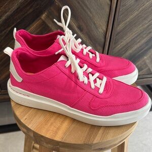 NWOT Cole Haan Grand 360 Pink Canvas Women's Sneakers